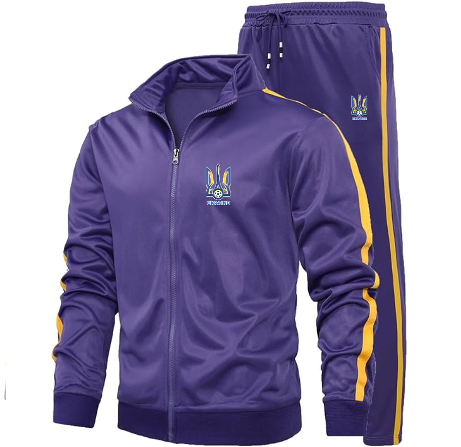 Men's Ukraine National Football Soccer Team  Dri-Fit TrackSuit